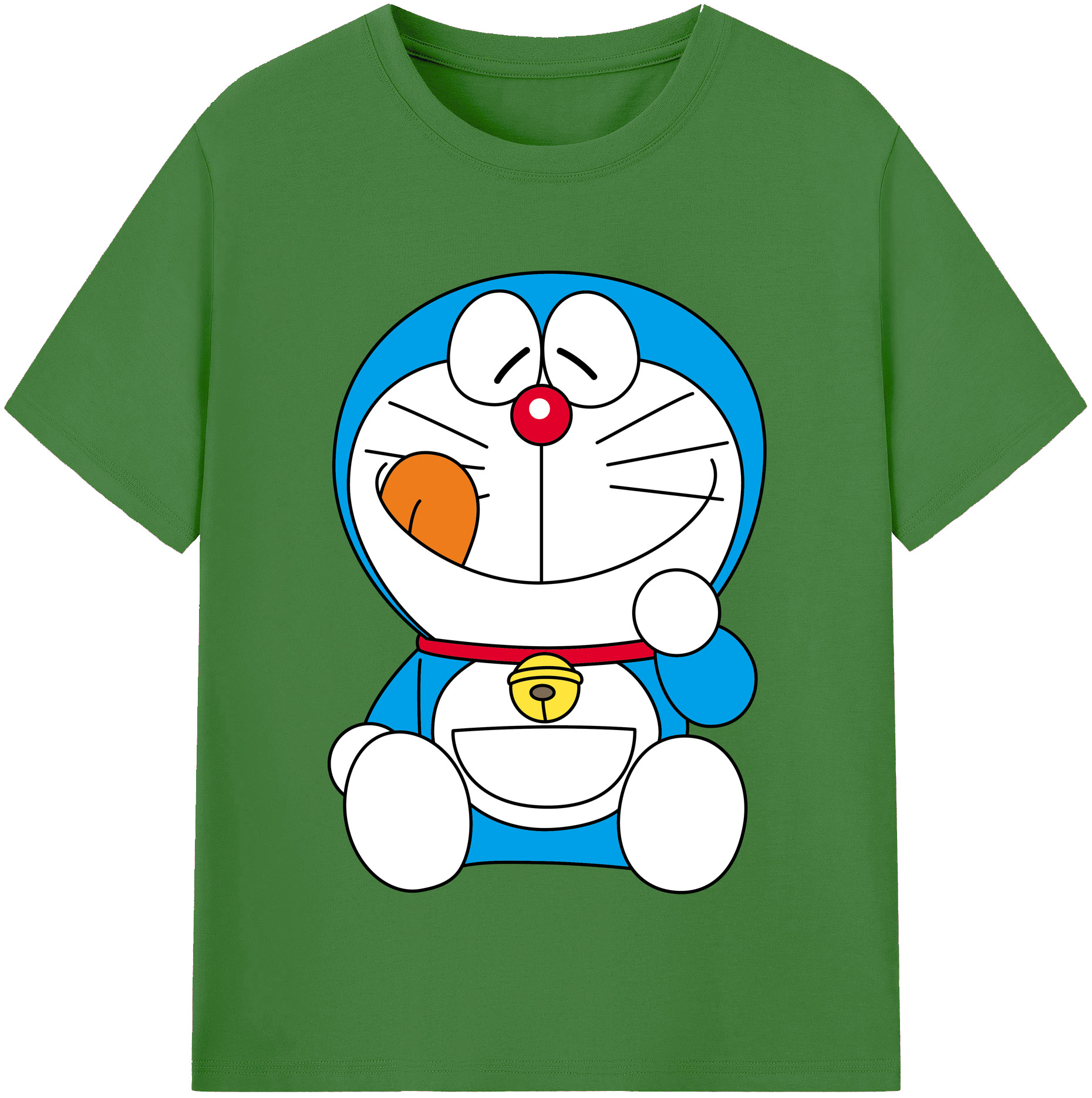 （画像用） ドラえもん Doraemon レディースカジュアルプリントTシャツ（綿100％）